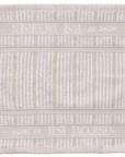 Gezichtshanddoek - Set van 4 stuks | Sand Beige Stripes