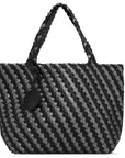 Reversible Tote bag BAG06C - 1718 Black Gun metal | Black metal