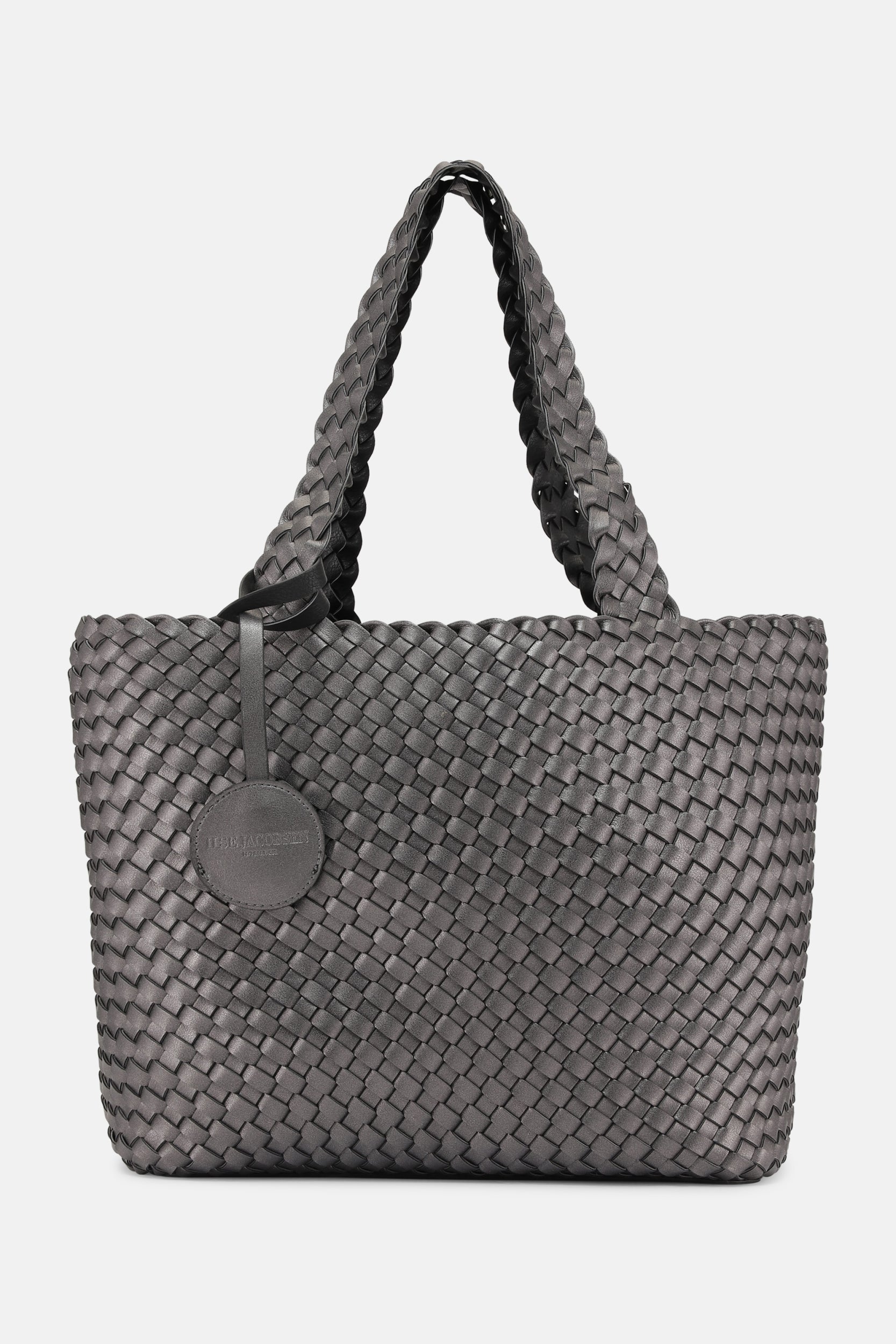 Reversible Tote bag BAG08 M - 001718 Black Metal | Black metal | Bag | Ilse Jacobsen