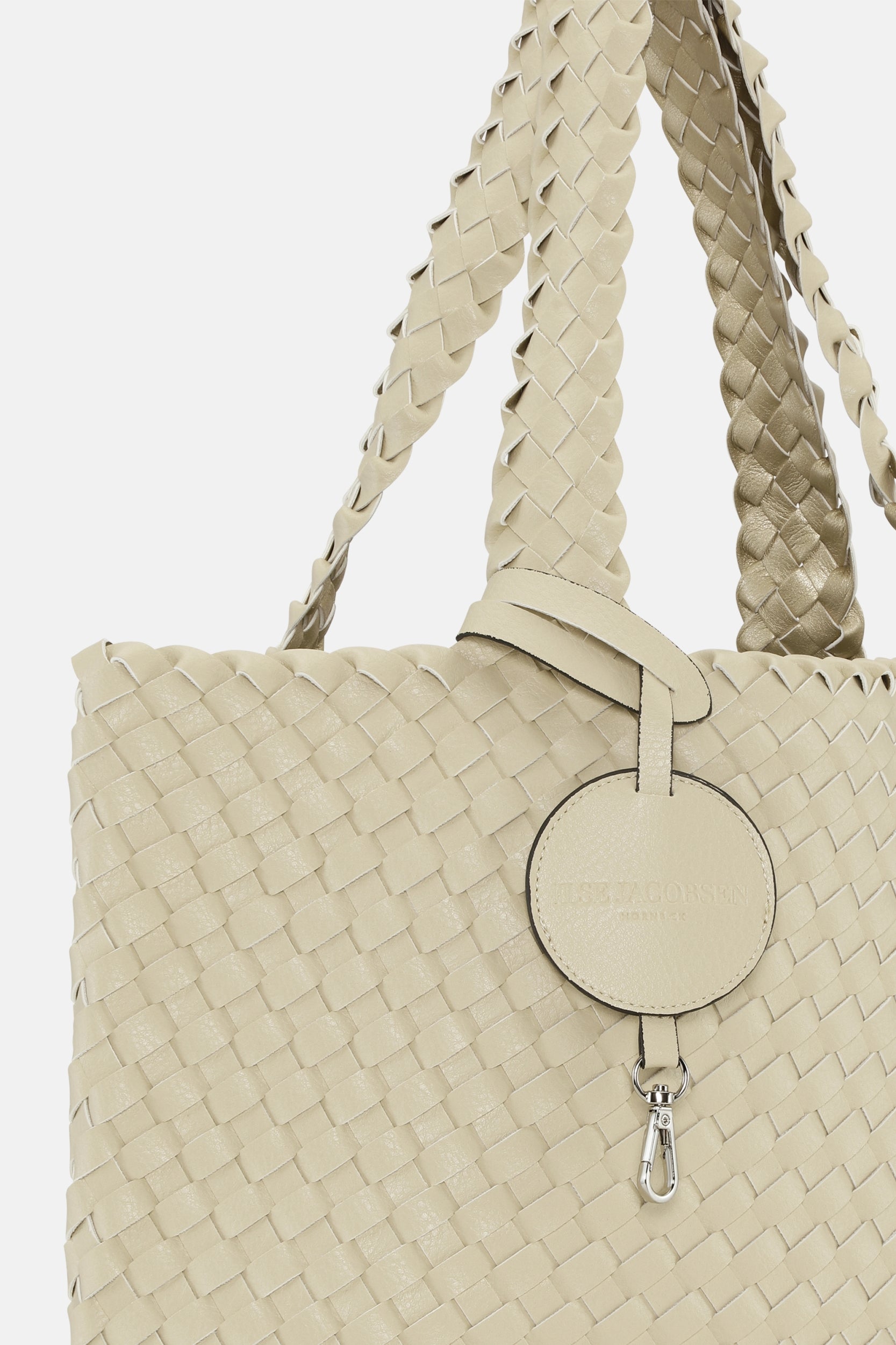 Reversible Tote bag BAG08 M - 101780 Ivory Platin | Ivory Platin | Bag | Ilse Jacobsen