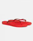 Slippers met glitter CHEERFUL01 - 303 Deep Red | Deep Red | Flip Flop | Ilse Jacobsen