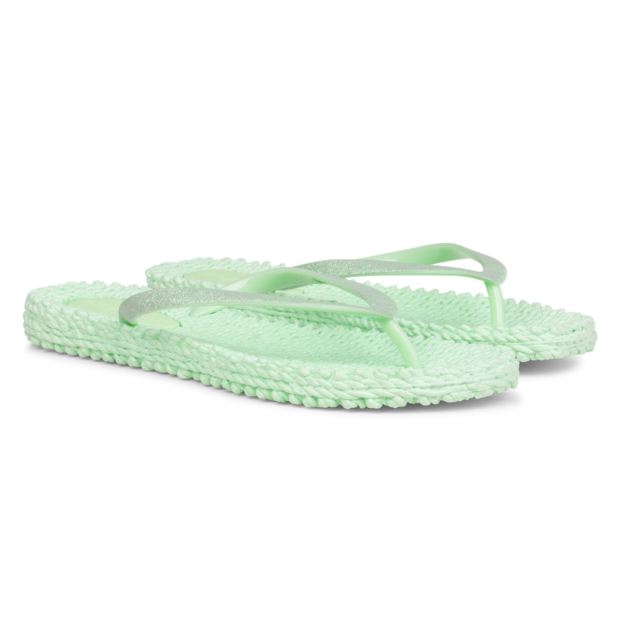 Slippers met glitter CHEERFUL01 - 659 Dusty Aqua | Dusty Aqua | Flip Flop | Ilse Jacobsen