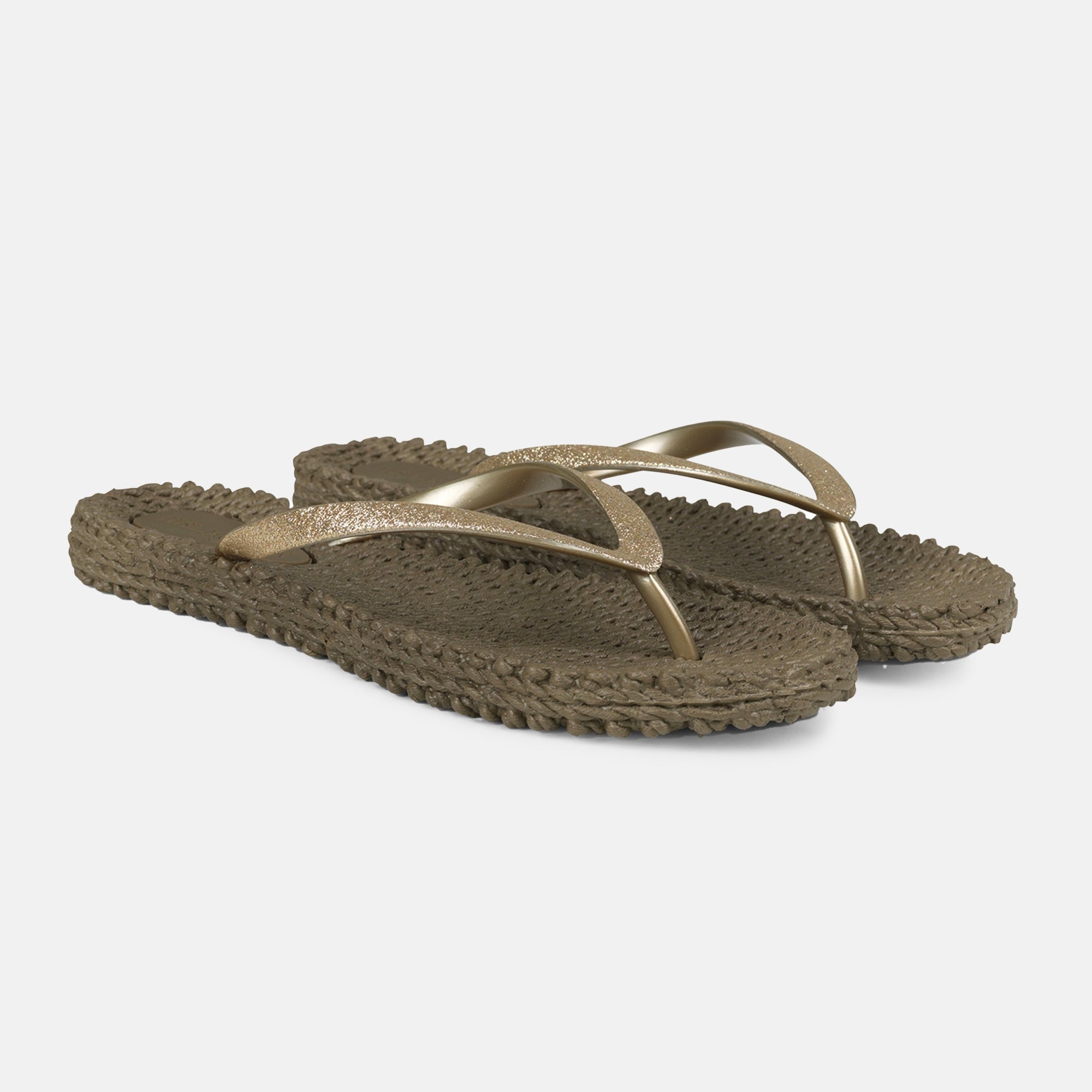 Slippers met glitter CHEERFUL01 - 234 Cub Brown | Cub Brown | Flip Flop | Ilse Jacobsen