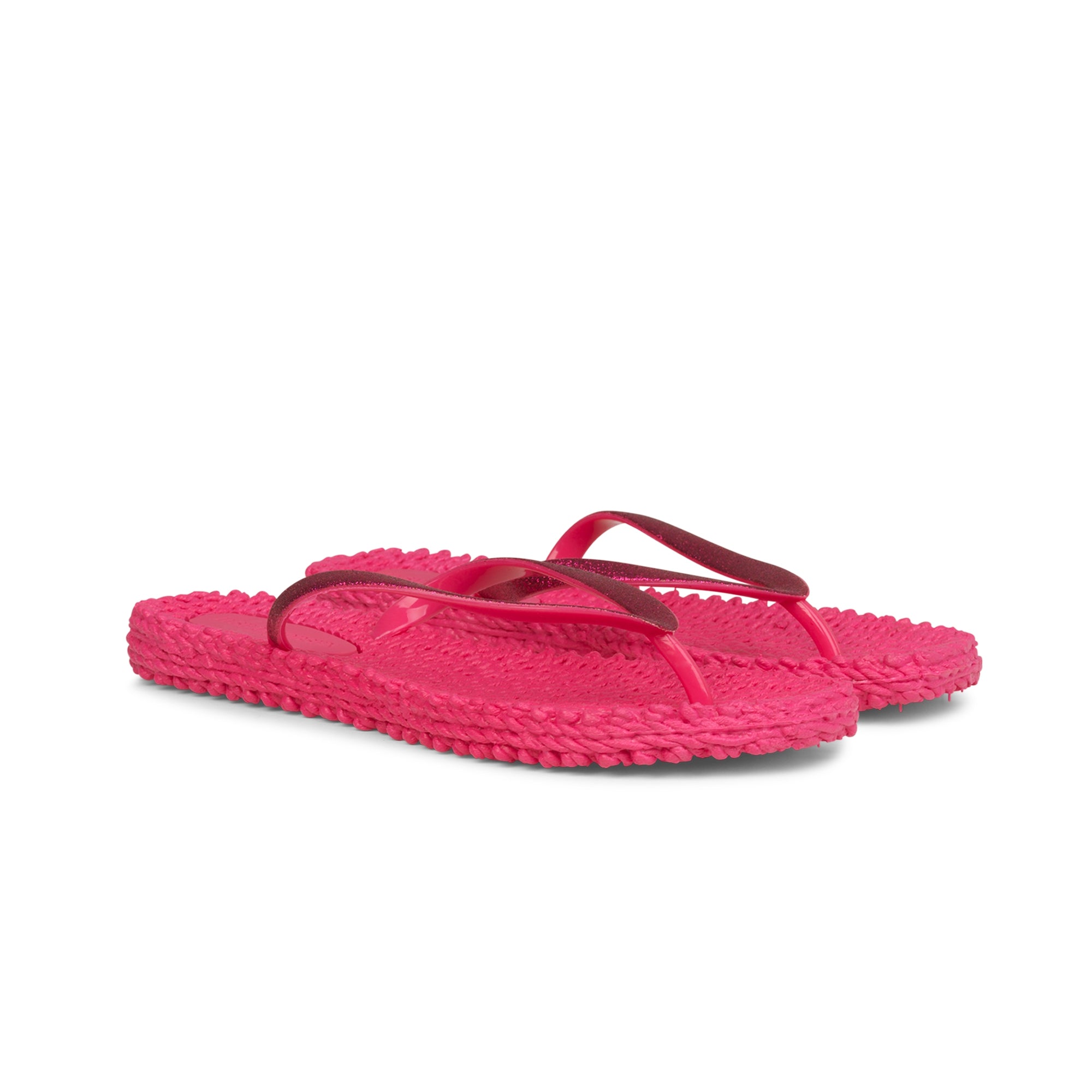 Slippers met glitter CHEERFUL01 - 317 Warm Pink | Warm Pink | Flip Flop | Ilse Jacobsen