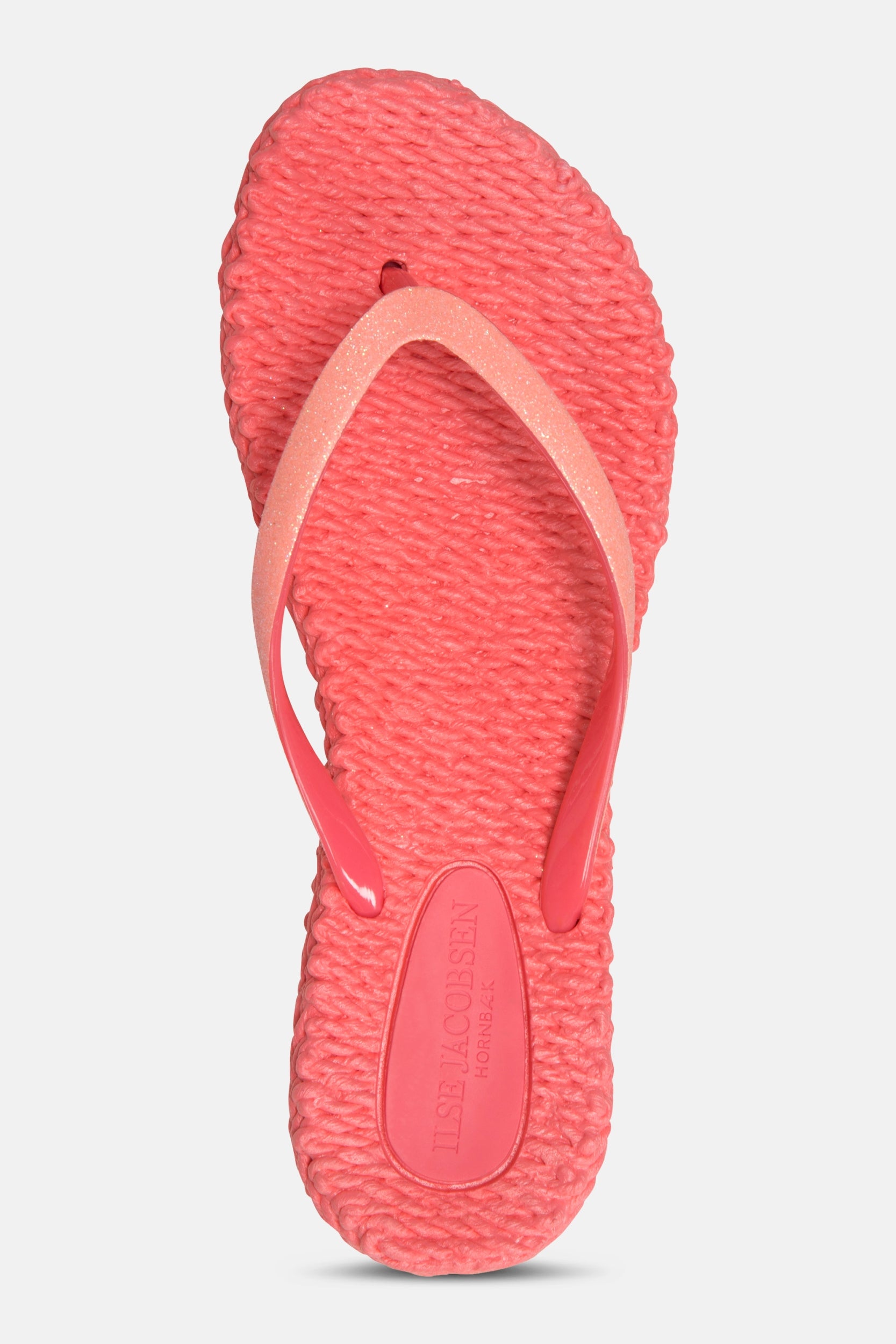 Slippers met glitter CHEERFUL01 - 396 Indian Red | Indian Red | Flip Flop | Ilse Jacobsen