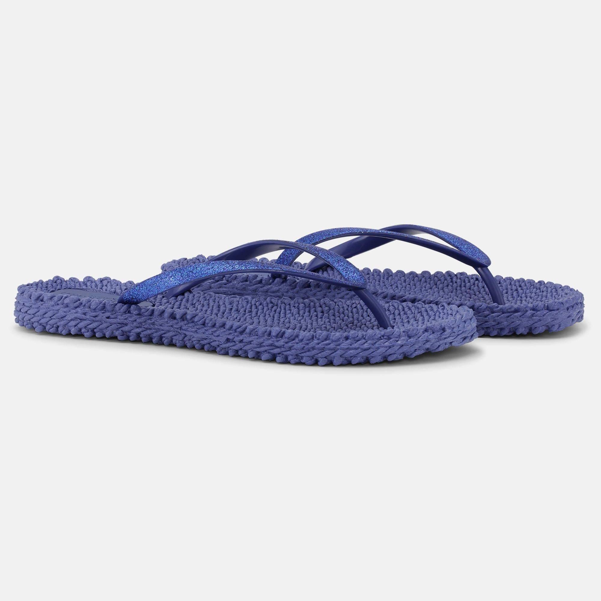 Slippers met glitter CHEERFUL01 - 674 Blue Web | Blue Web | Flip Flop | Ilse Jacobsen