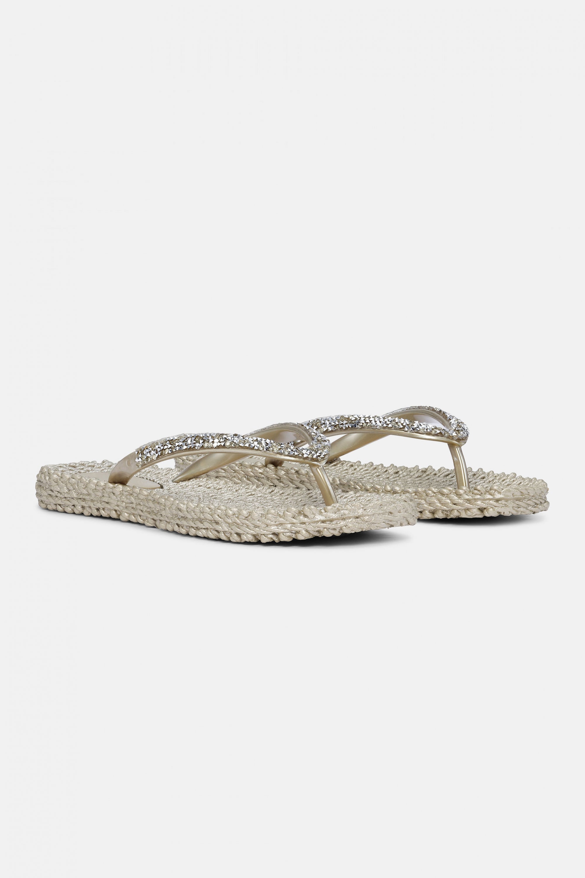 Slippers met glitter CHEERFUL03G - 780 Platin | Platin | Flip Flop | Ilse Jacobsen