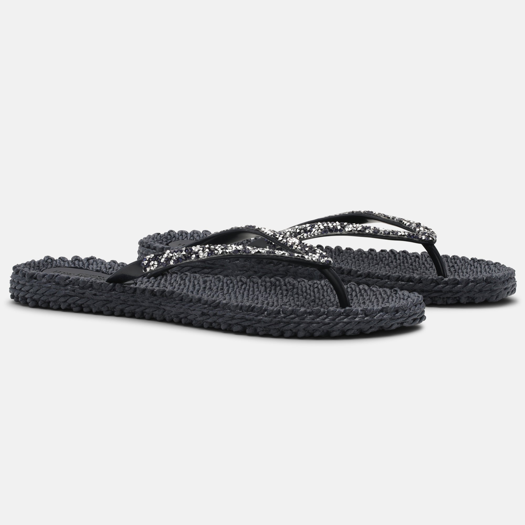 Slippers met glitter CHEERFUL03G - 660 Dark Indigo | Dark Indigo | Flip Flop | Ilse Jacobsen