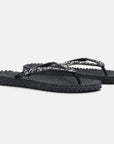 Slippers met glitter CHEERFUL03G - 660 Dark Indigo | Dark Indigo | Flip Flop | Ilse Jacobsen