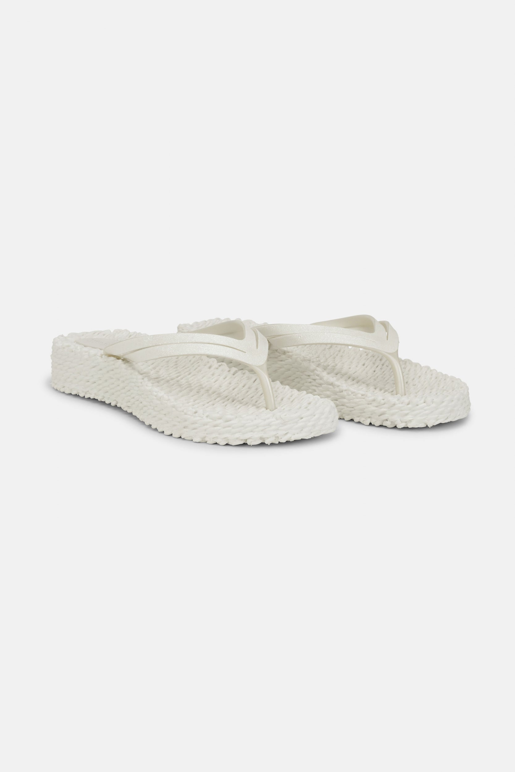 Slippers met lichte plateauzool CHEERFUL13 - 120 Creme | Creme | Flip Flop | Ilse Jacobsen