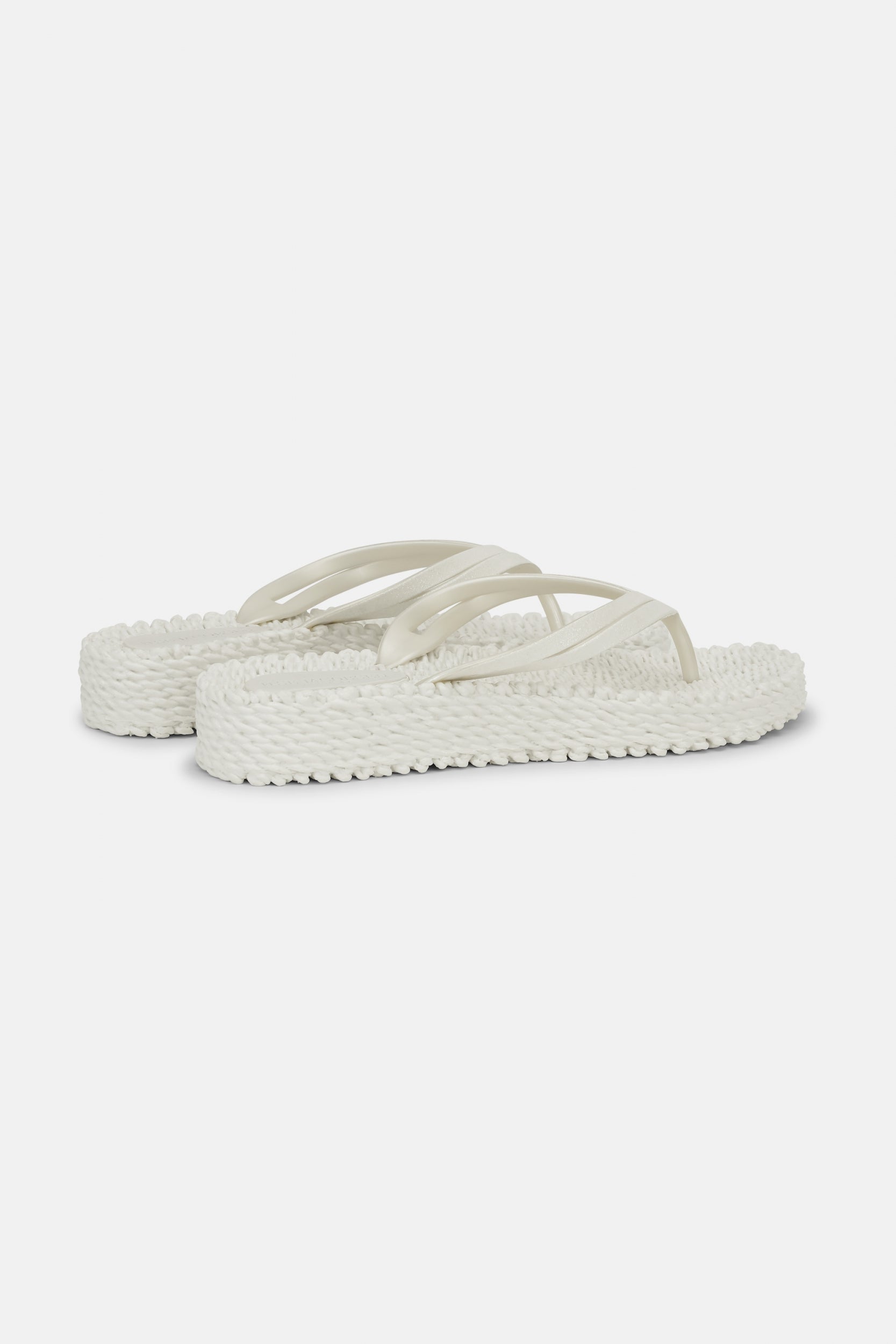 Slippers met lichte plateauzool CHEERFUL13 - 120 Creme | Creme | Flip Flop | Ilse Jacobsen