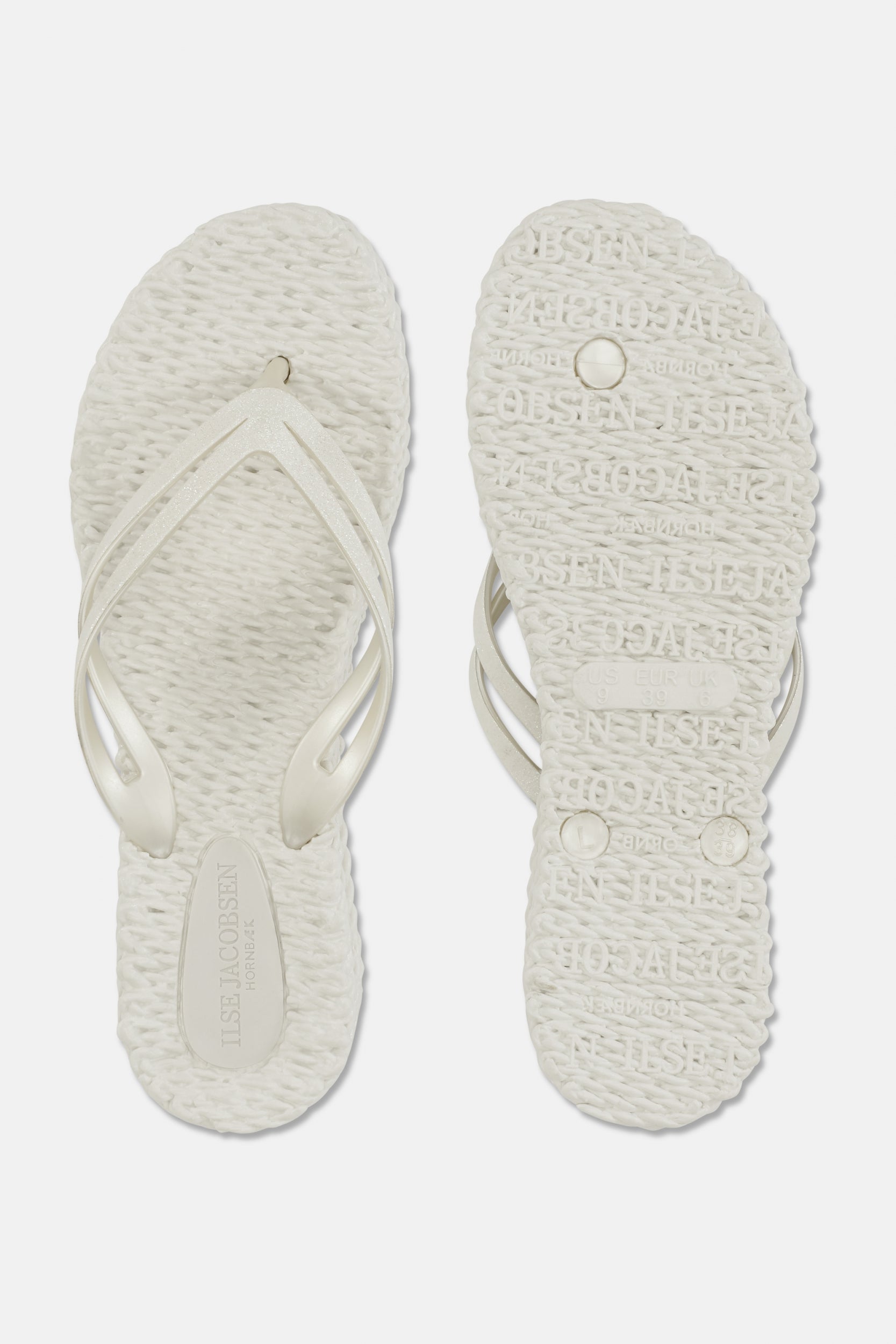 Slippers met lichte plateauzool CHEERFUL13 - 120 Creme | Creme | Flip Flop | Ilse Jacobsen