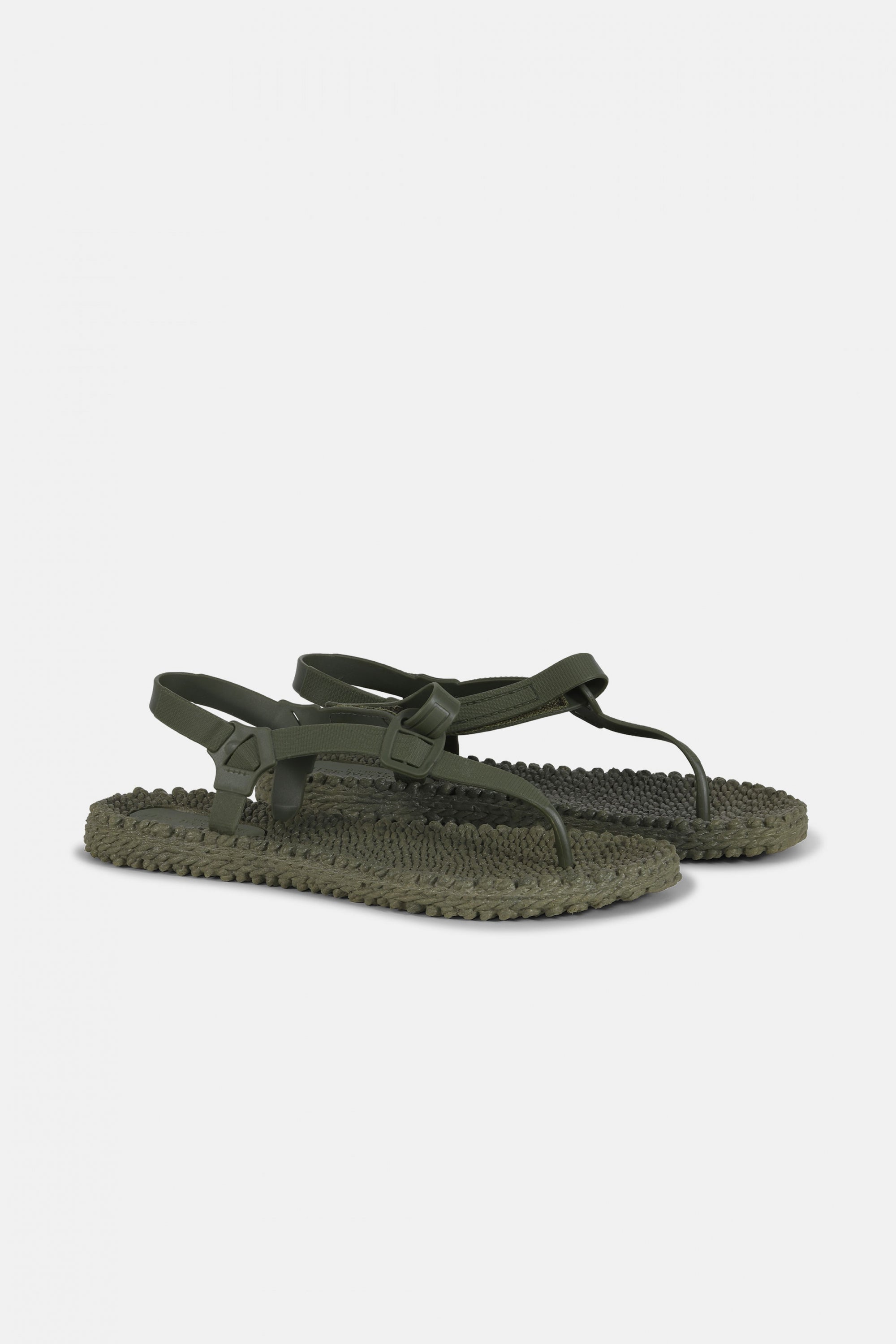 Slippers met verstelbare enkelband CHEERFUL14 - 410 Army | Army | Flip Flop | Ilse Jacobsen