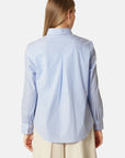 Klassiek Lange Mouwen Gestreepte Blouse CRISSAPA01ST - 628 Heather | Heather | Shirt | Ilse Jacobsen