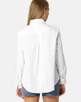 Klassiek Lange Mouwen Blouse CRISSAPA01 - 100 White | White | Shirt | Ilse Jacobsen