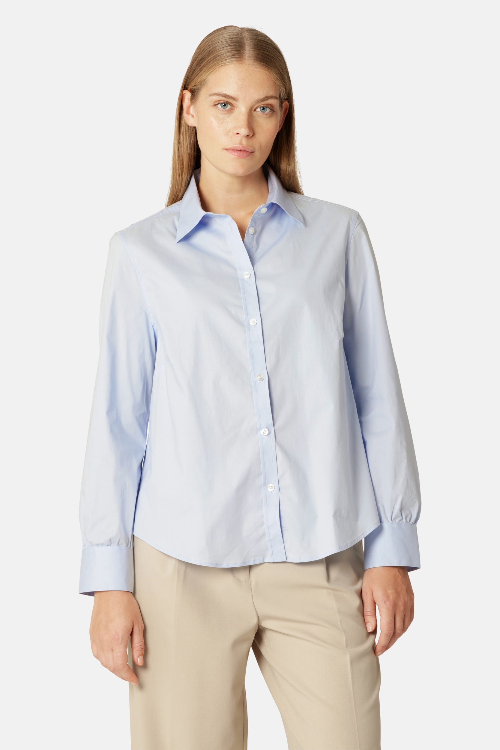 Klassiek Lange Mouwen Blouse CRISSAPA01 - 628 Heather | Heather | Shirt | Ilse Jacobsen