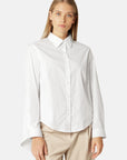 Klassiek Flowy Lange Mouwen Blouse CRISSAPA03 - 100 White | White | Shirt | Ilse Jacobsen