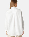 Klassiek Flowy Lange Mouwen Blouse CRISSAPA03 - 100 White | White | Shirt | Ilse Jacobsen