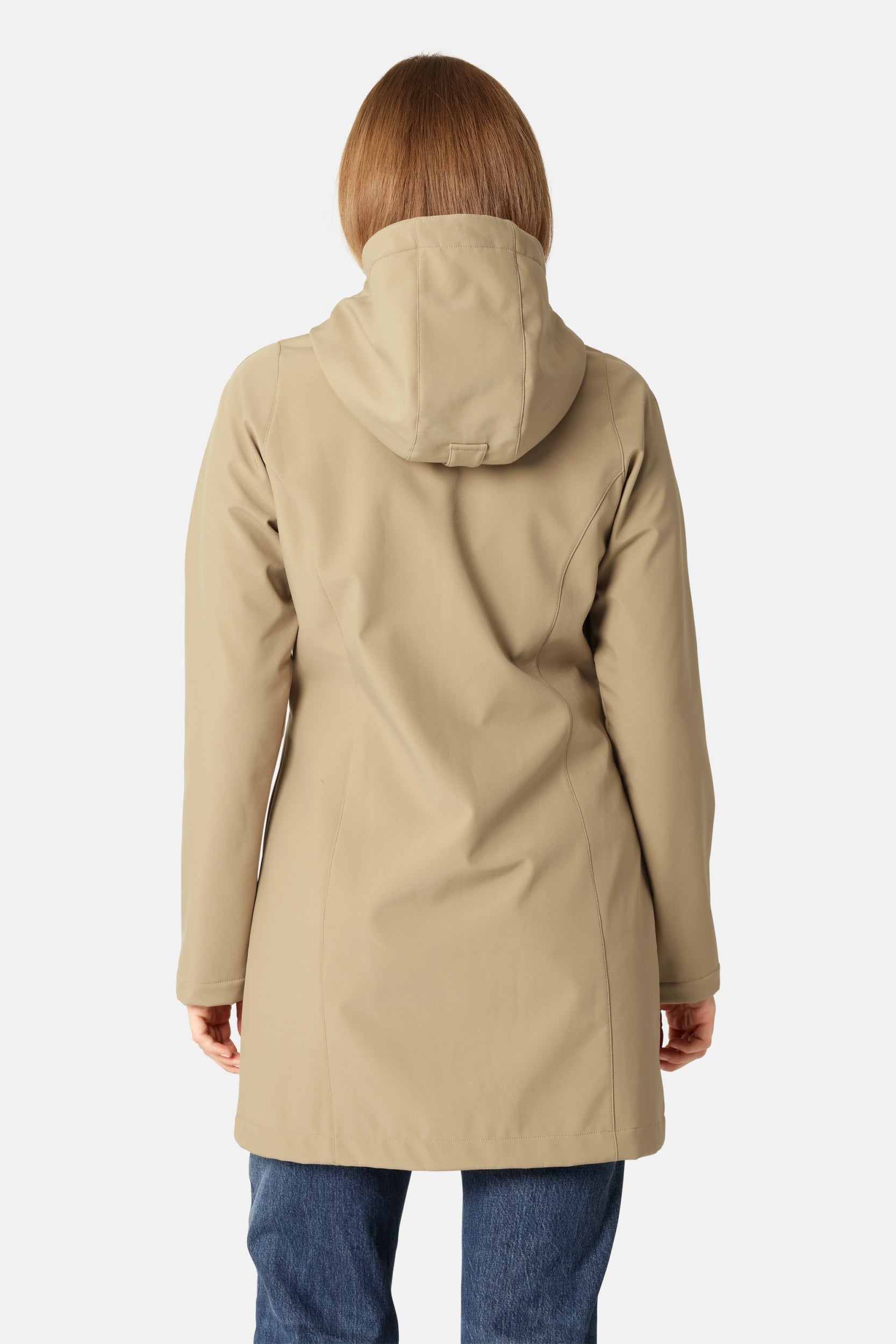 Softshell Regenjas DAYBREAK01B - 105 Greige | Greige | Coat | Ilse Jacobsen