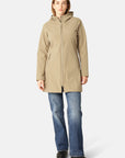 Softshell Regenjas DAYBREAK01B - 105 Greige | Greige | Coat | Ilse Jacobsen