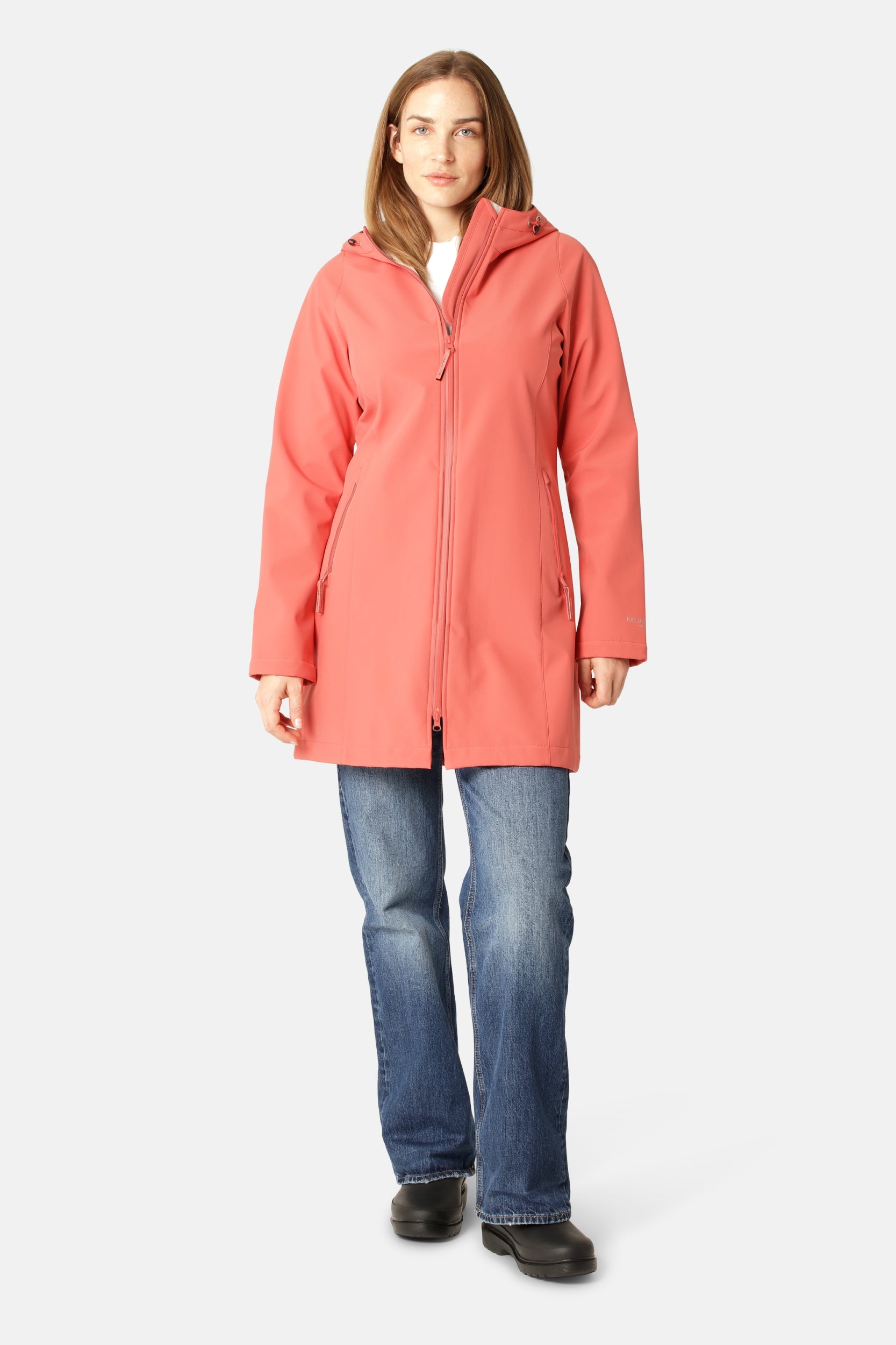 Softshell Regenjas DAYBREAK01B - 391 Spiced Coral | Spiced Coral | Coat | Ilse Jacobsen