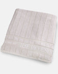 Badhanddoek | Sand Beige Stripes