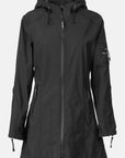 Softshell regenjas RAIN07 - 001 Black | Black | Raincoat | Ilse Jacobsen