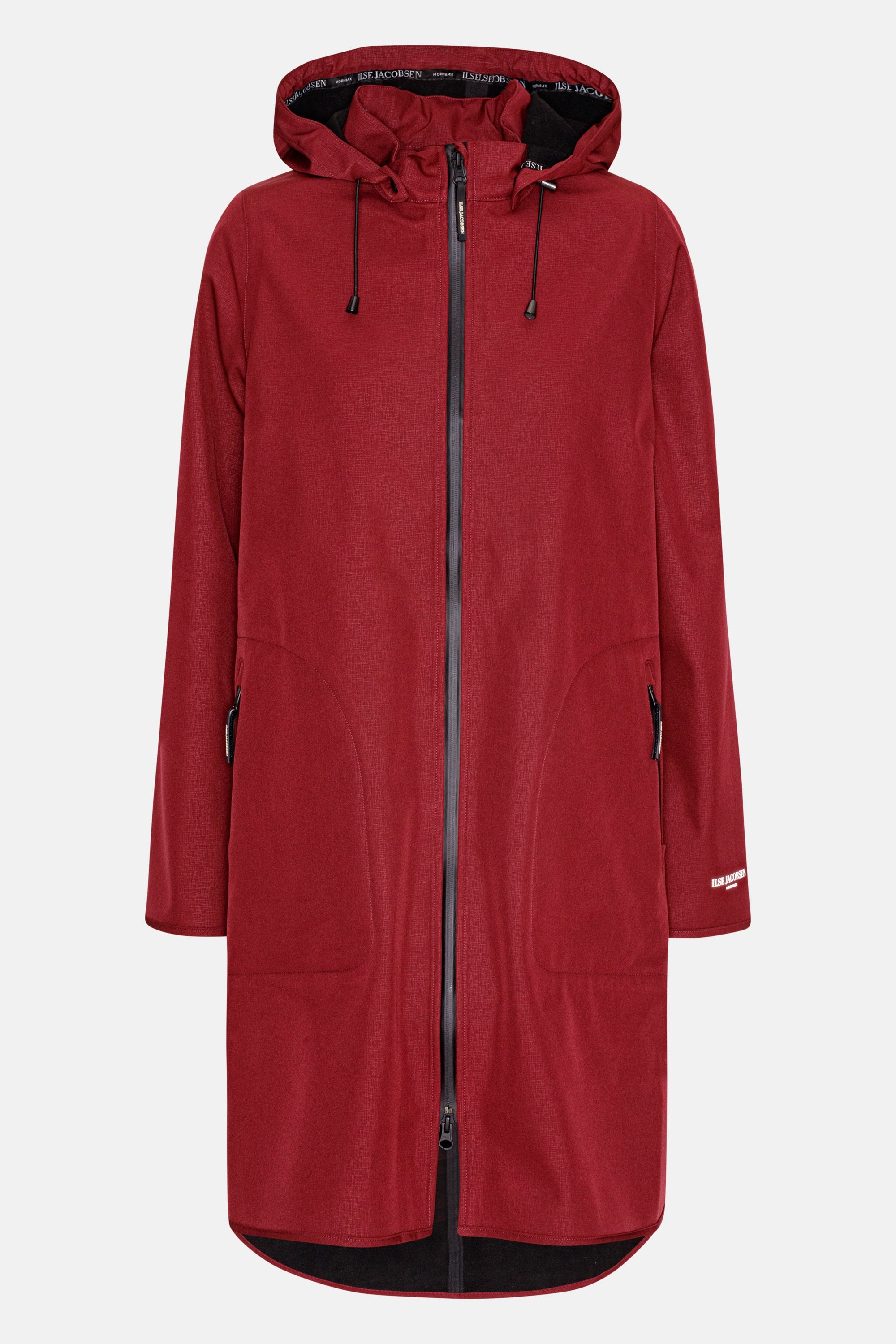 Softshell regenjas RAIN128 - 383 Rhubarb | Rhubarb | Raincoat | Ilse Jacobsen