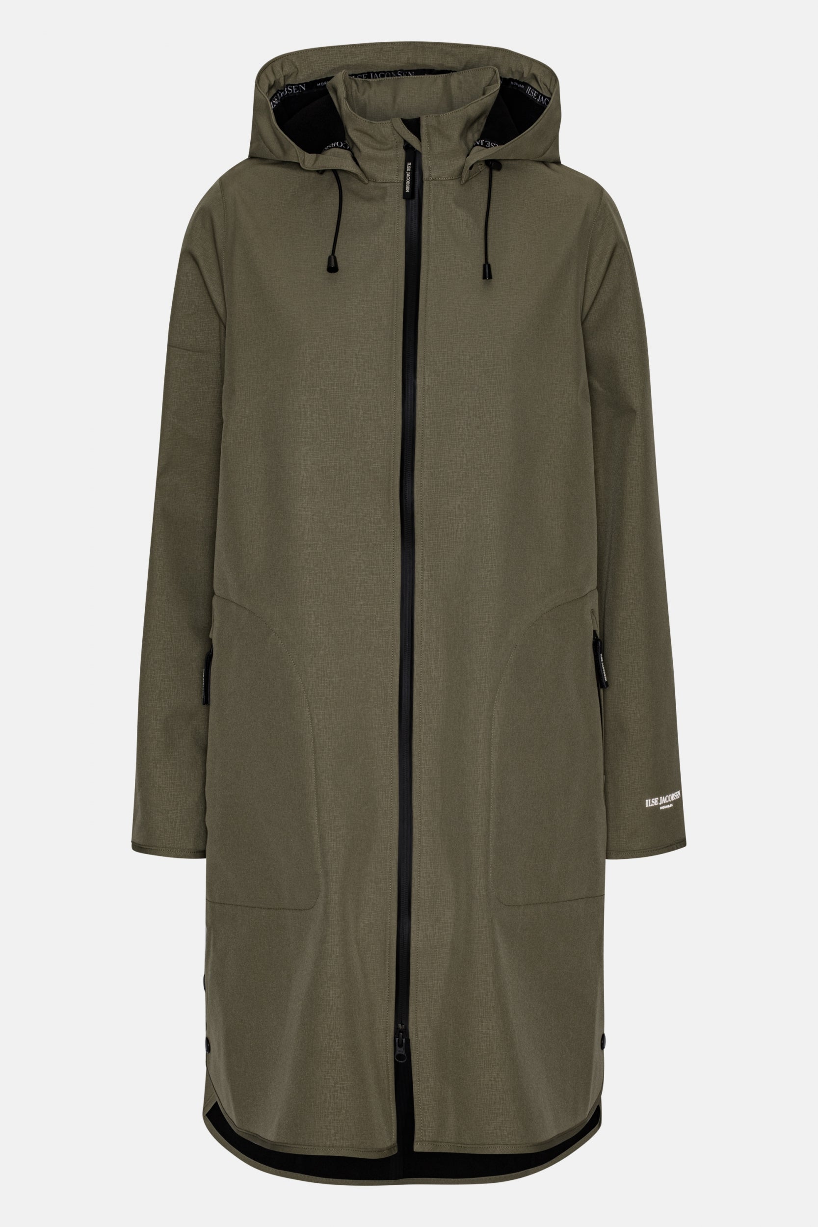 Softshell regenjas RAIN128 - 410 Army | Army | Raincoat | Ilse Jacobsen