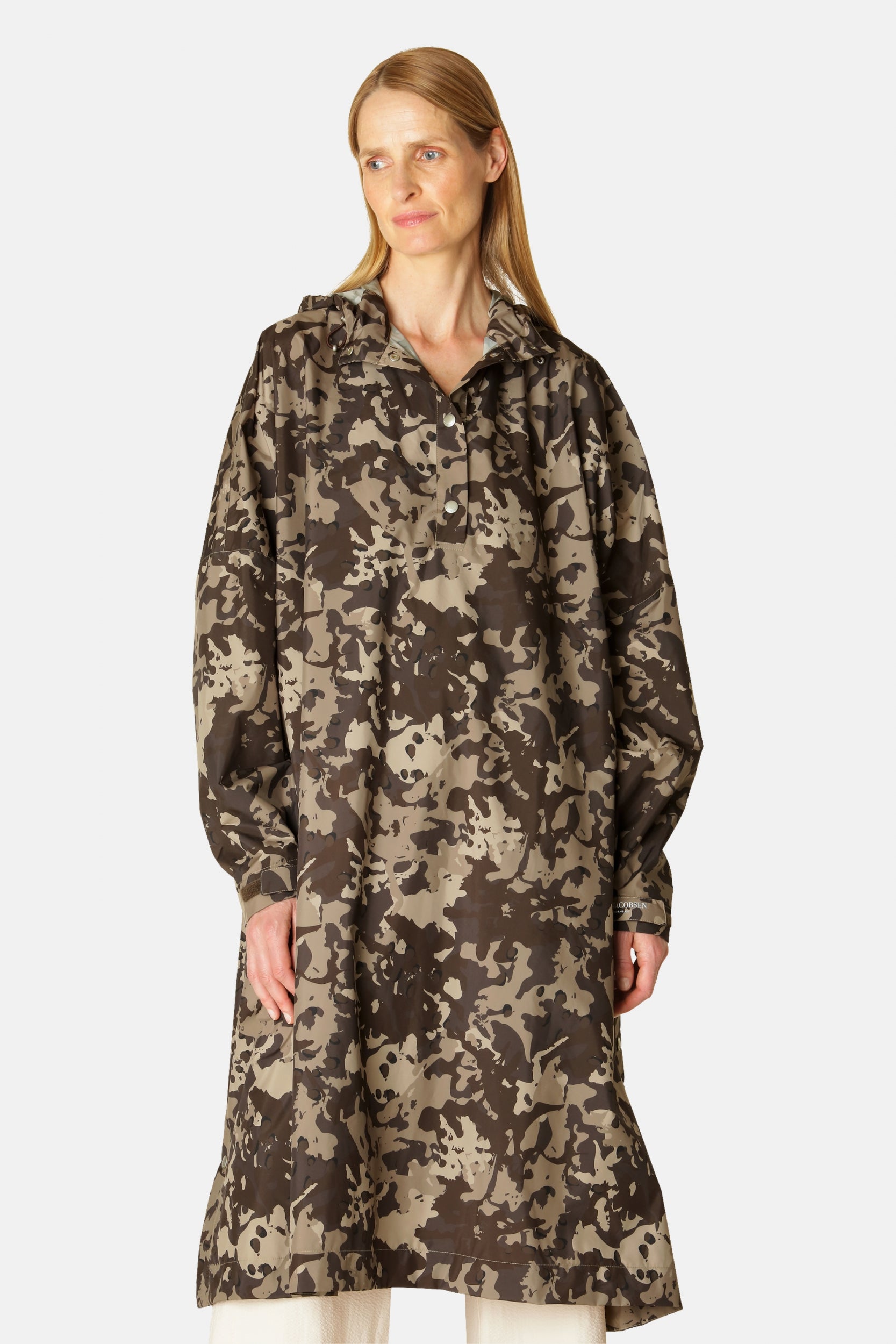 Regenponcho RAIN221SPP - 246 Brown Camo | Brown Camo | Poncho | Ilse Jacobsen