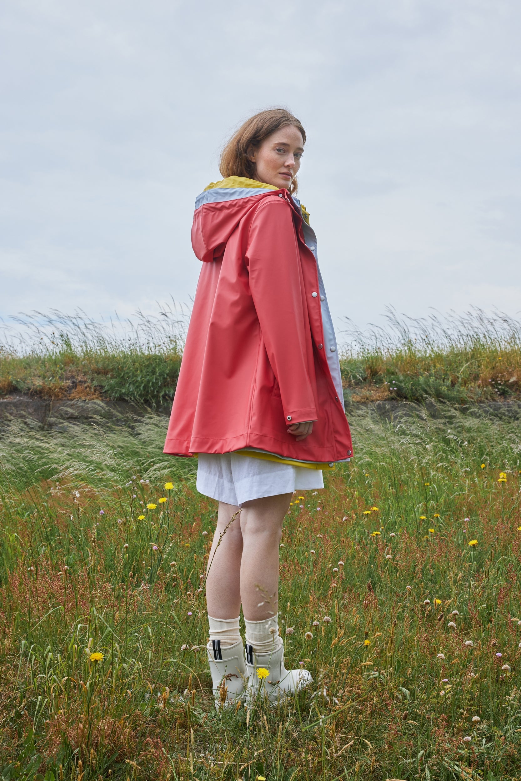 Regenjas RAIN228FR - 391 Spiced Coral | Spiced Coral | Raincoat | Ilse Jacobsen