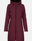 Softshell Regenjas lang RAIN37L - Maroon Banner 307 | Maroon Banner | Raincoat | Ilse Jacobsen