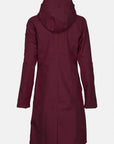 Softshell Regenjas lang RAIN37L - Maroon Banner 307 | Maroon Banner | Raincoat | Ilse Jacobsen