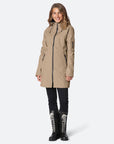 Softshell regenjas RAIN37 - 210 Camel | Camel | Raincoat | Ilse Jacobsen