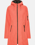 Softshell regenjas RAIN37 - 391 Spiced Coral | Spiced Coral | Raincoat | Ilse Jacobsen