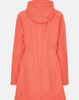 Softshell regenjas RAIN37 - 391 Spiced Coral | Spiced Coral | Raincoat | Ilse Jacobsen