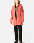 Softshell regenjas RAIN37 - 391 Spiced Coral | Spiced Coral | Raincoat | Ilse Jacobsen