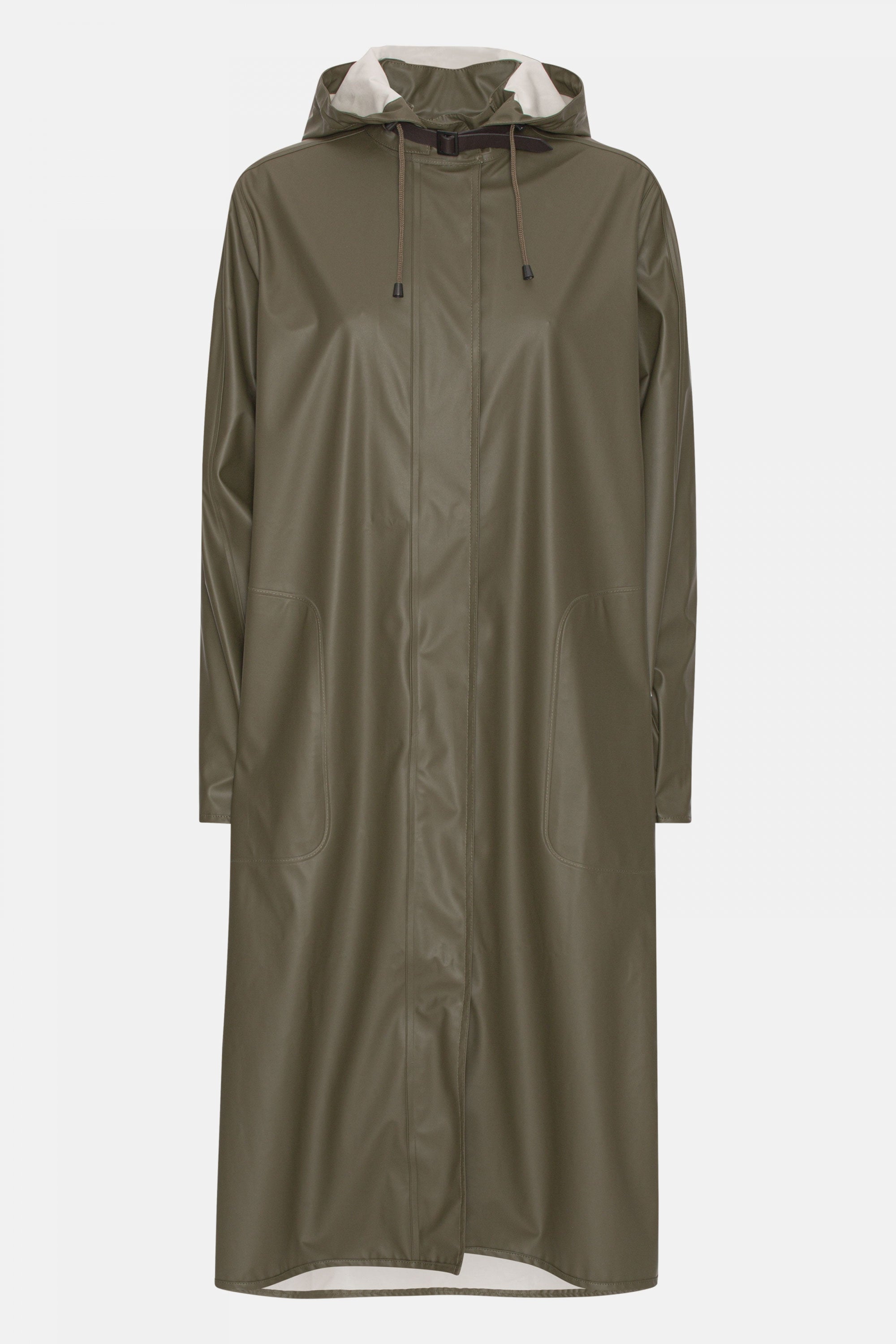 Regenjas lang RAIN71L - 410 Army | Army | Raincoat | Ilse Jacobsen