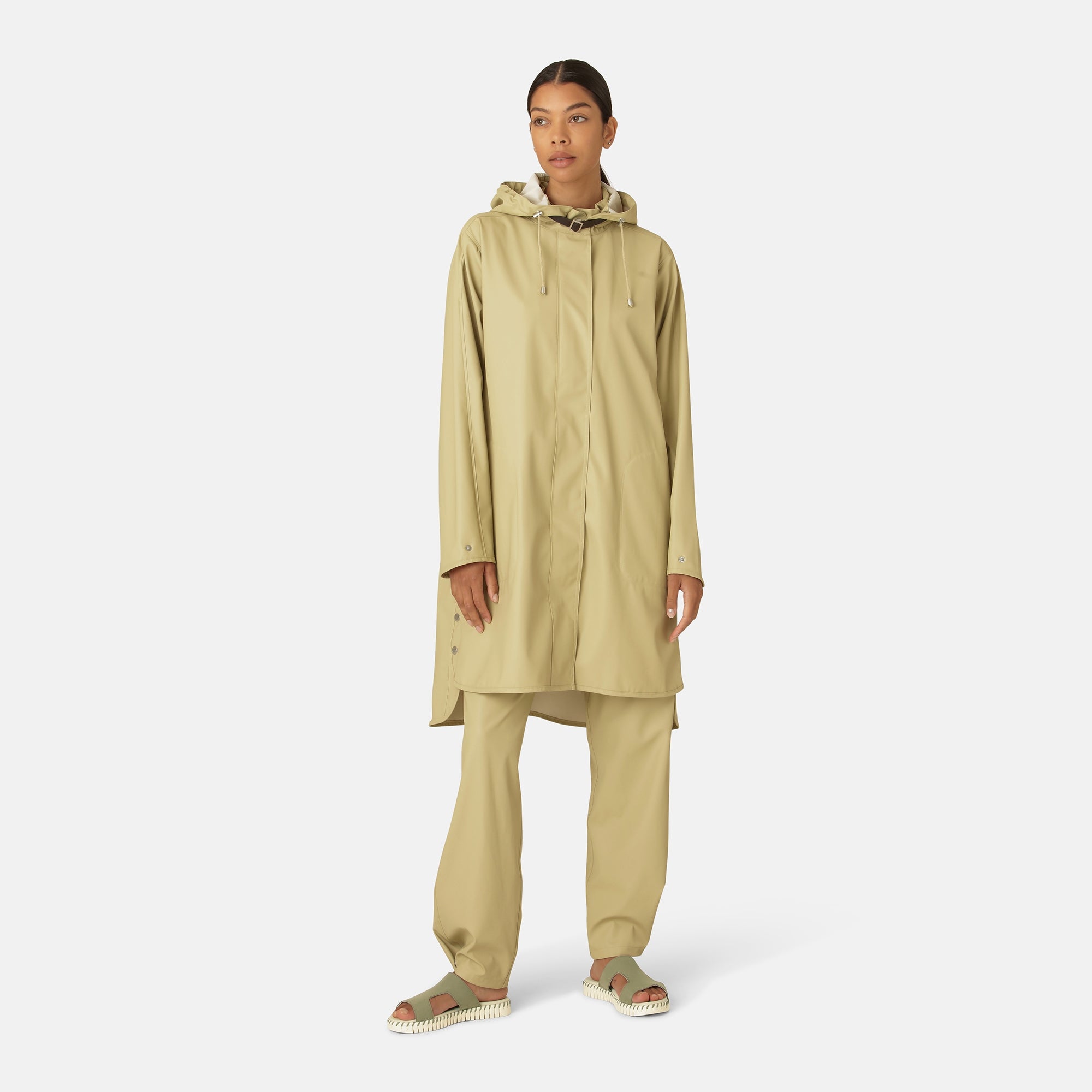 Regenjas RAIN71 - 459 Olive Grass | Olive Grass | Raincoat | Ilse Jacobsen