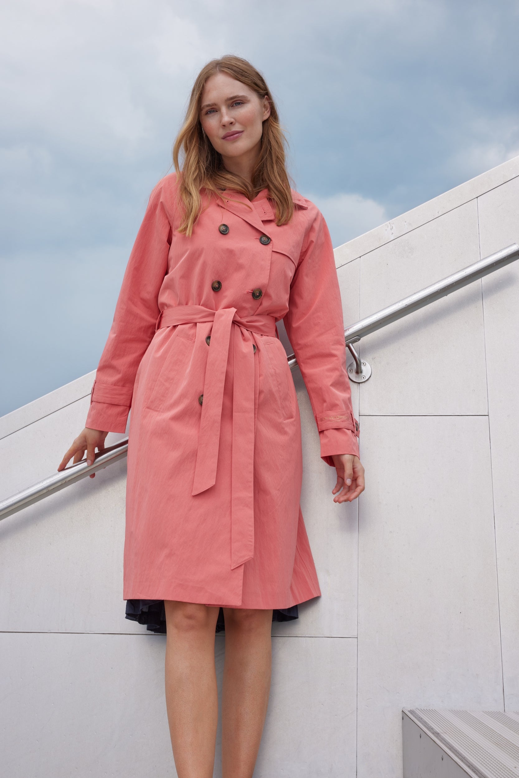 Regenjas RAINVISION03 - 391 Spiced Coral | Spiced Coral | Coat | Ilse Jacobsen