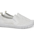 Instappers Heren TULIP140MEN beige zool - 100 White | White | Shoes | Ilse Jacobsen