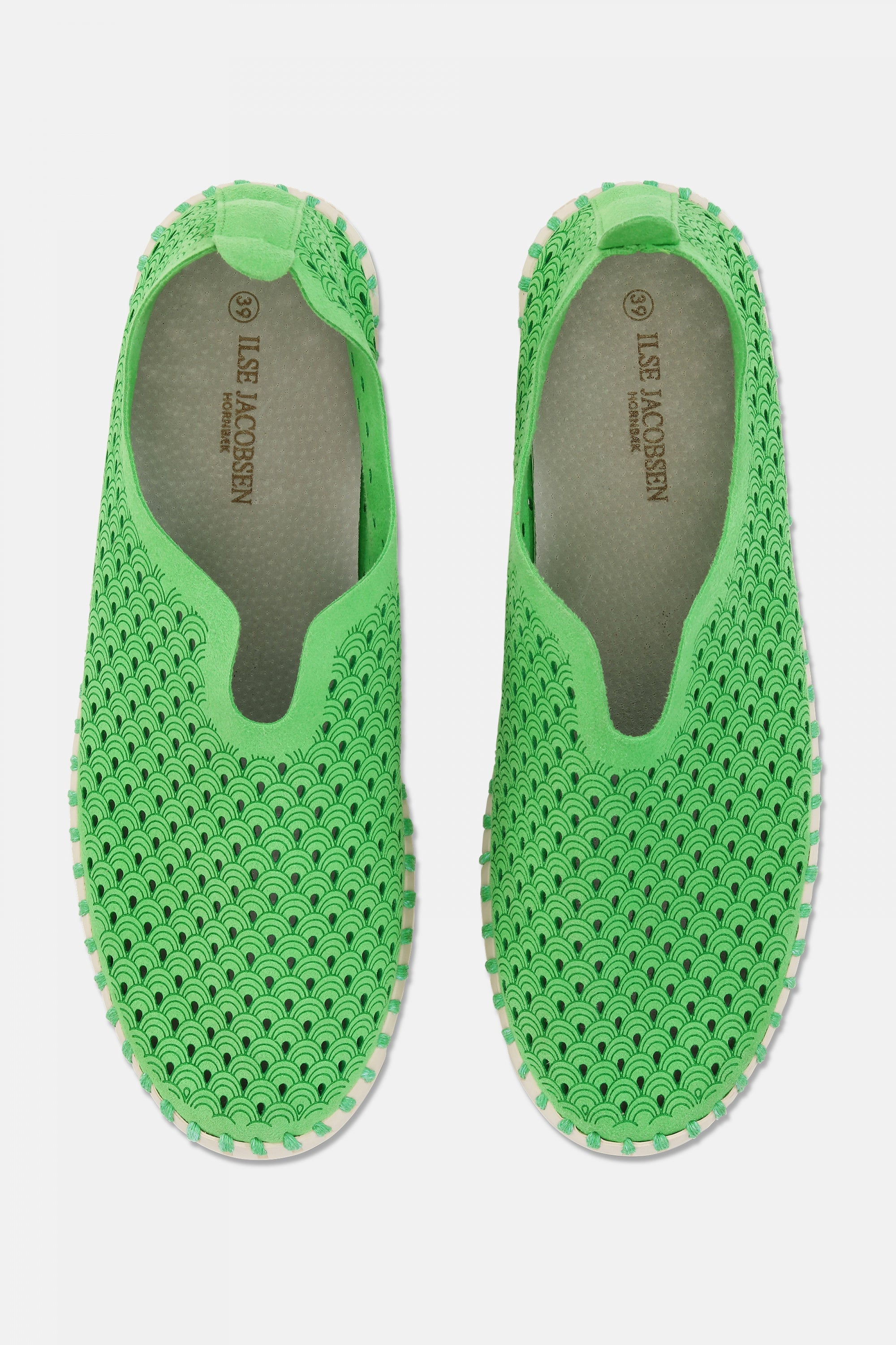 Instappers TULIP3275 beige zool - 493 Fern Green | Fern Green | Shoes | Ilse Jacobsen