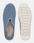 Instappers TULIP3275 beige zool - 603 Ash Blue | Ash Blue | Shoes | Ilse Jacobsen