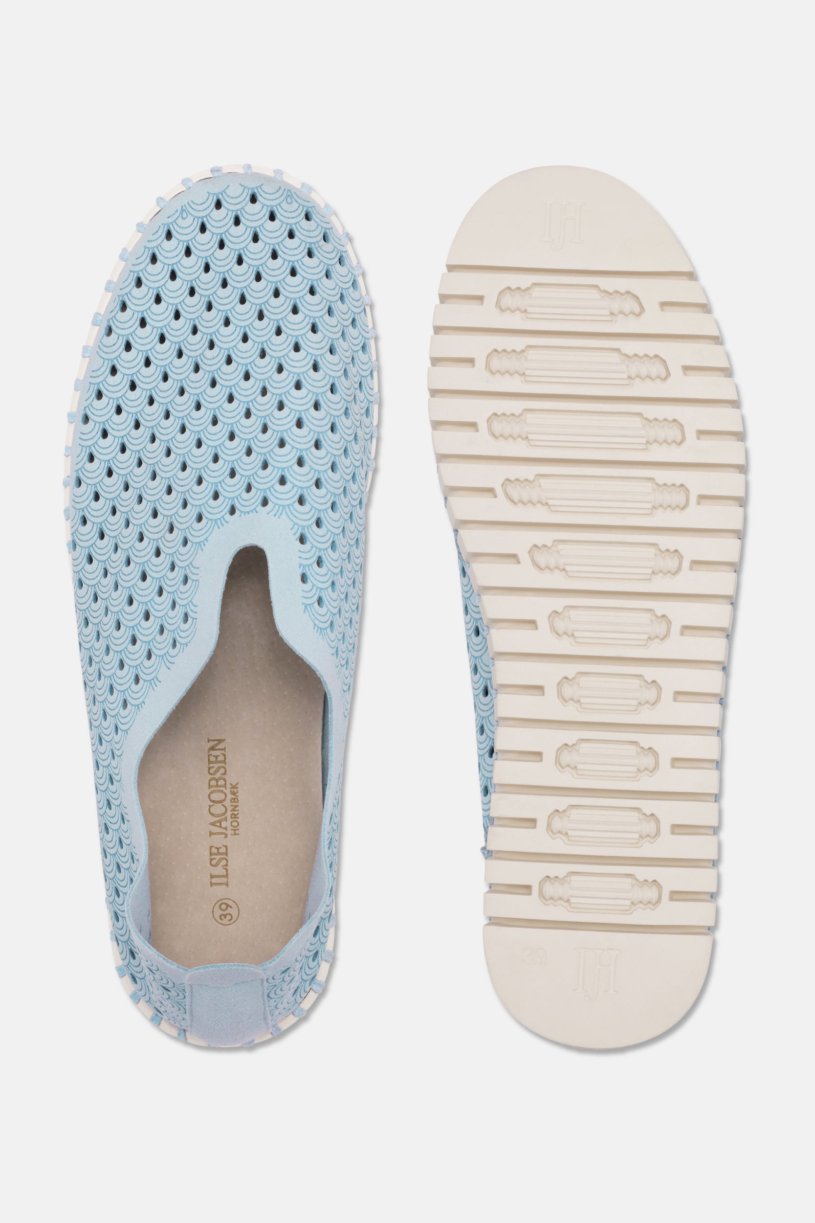 Instappers Platform TULIP3373 - 603 Ash Blue | Ash Blue | Shoes | Ilse Jacobsen