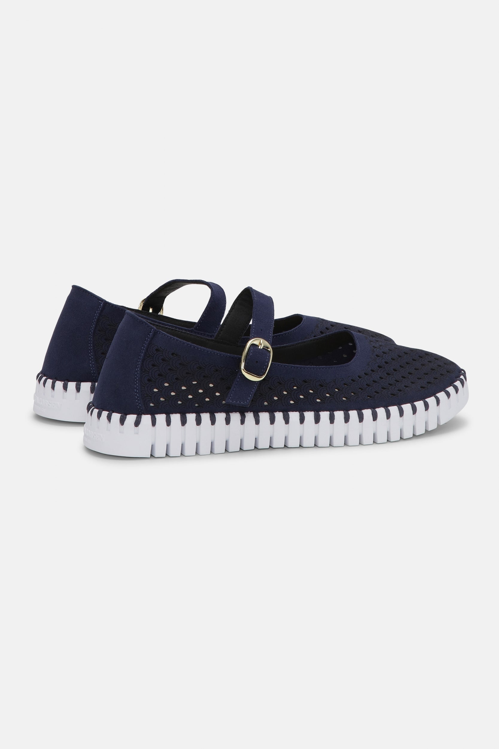 Tulip Ballerina TULIP3476 - 660100 Dark Indigo White | Dark Indigo White | Shoes | Ilse Jacobsen