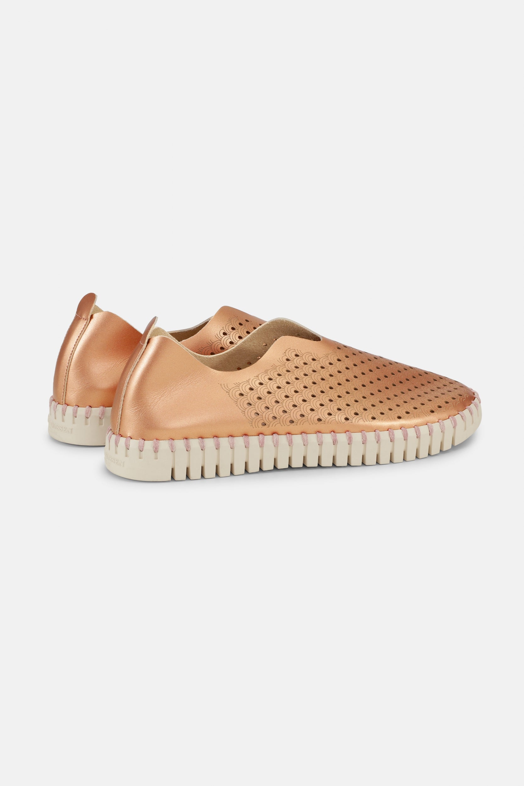 Instappers TULIP3576 beige zool - 708 Rose Gold | Rose Gold | Shoes | Ilse Jacobsen