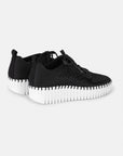 Sneakers TULIP4271 - 001100 Black White | Black White | Shoes | Ilse Jacobsen