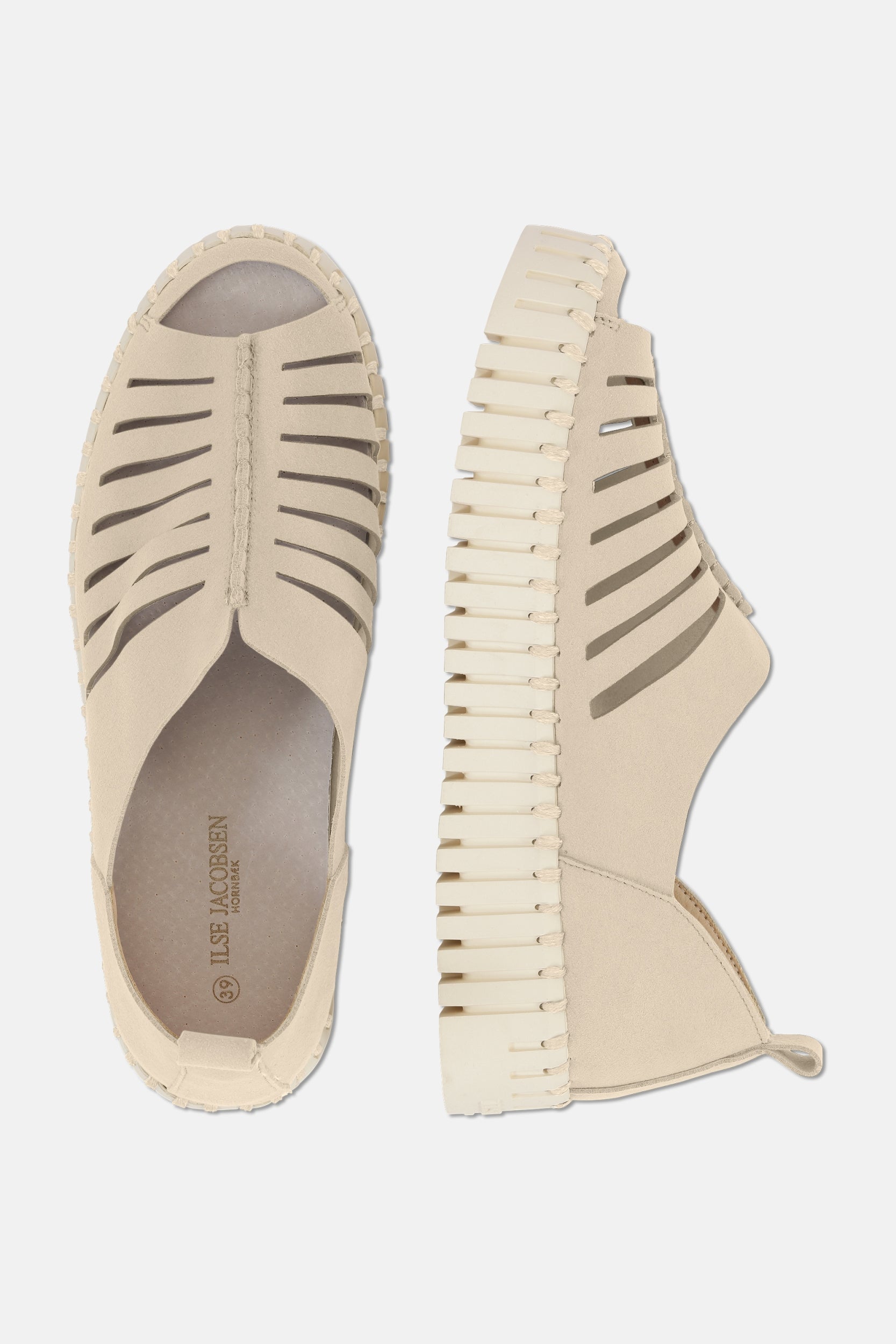 Instapsandalen TULIP9376 beige zool - 144 Kit | Kit | Shoes | Ilse Jacobsen