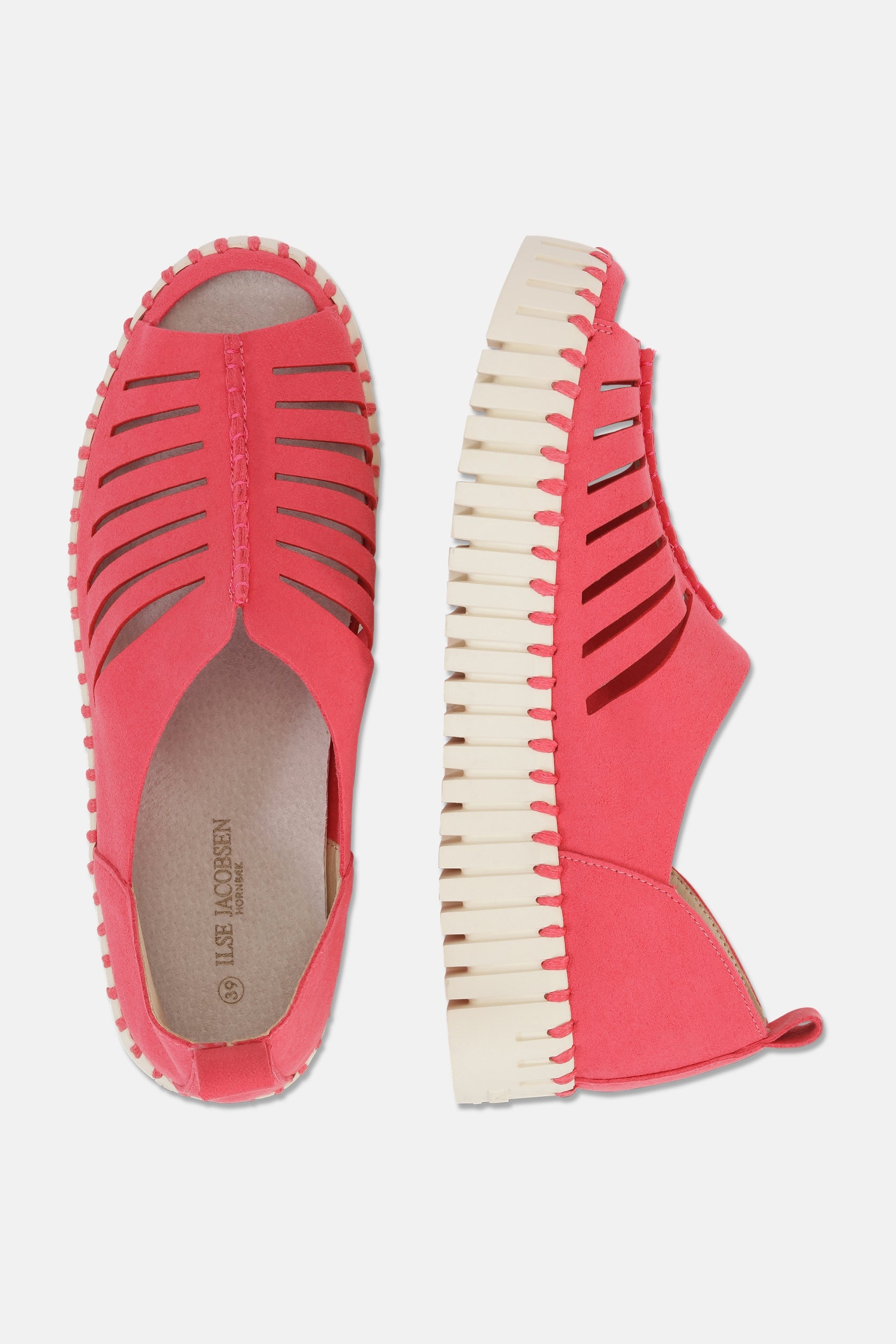 Instapsandalen TULIP9376 beige zool - 309 Viva Magenta | Viva Magenta | Shoes | Ilse Jacobsen