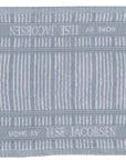 Gezichtshanddoek - Set van 4 stuks | Powder Blue Stripes